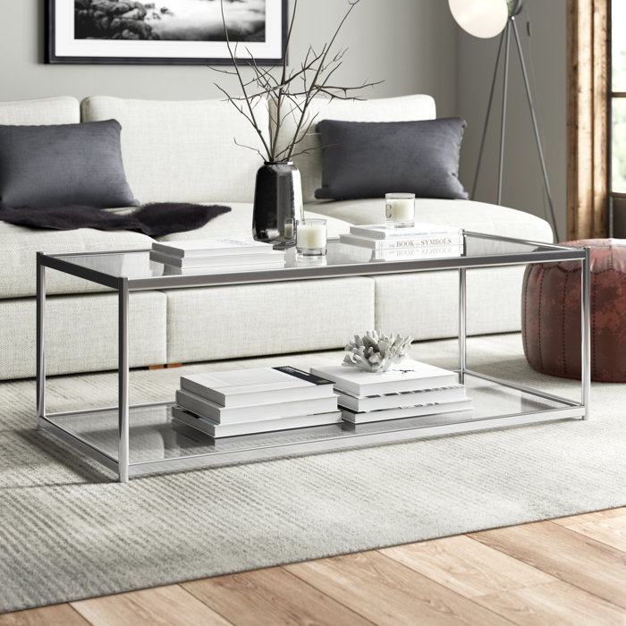 Canora Grey Geocron Glass Coffee Table Wayfair.co.uk